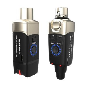 XVIVE U3 SISTEMA WIRELESS PER MICROFONO COMPOSTO DA TRASMETTITORE E RICEVITORE COMPATTI E PORTATILI