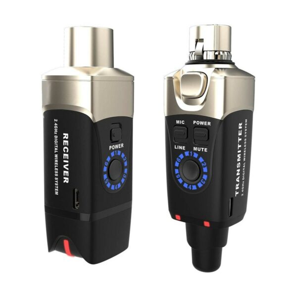 XVIVE U3 SISTEMA WIRELESS PER MICROFONO COMPOSTO DA TRASMETTITORE E RICEVITORE COMPATTI E PORTATILI