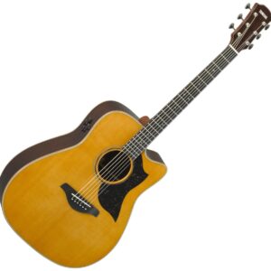 YAMAHA A5R ARE VN CHITARRA ACUSTICA ELETTRIFICATA SPALLA MANCANTE VINTAGE NATURAL + CUSTODIA RIGIDA