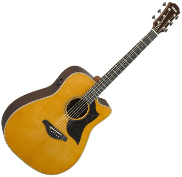 YAMAHA A5R ARE VN CHITARRA ACUSTICA ELETTRIFICATA SPALLA MANCANTE VINTAGE NATURAL + CUSTODIA RIGIDA