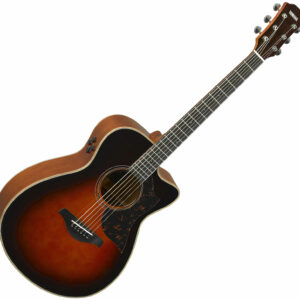 YAMAHA AC3M ARE TBS CHITARRA ACUSTICA ELETTRIFICATA SPALLA MANCANTE COLORE TOBACCO BROWN SUNBURST