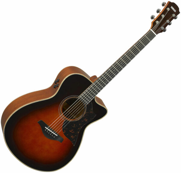 YAMAHA AC3M ARE TBS CHITARRA ACUSTICA ELETTRIFICATA SPALLA MANCANTE COLORE TOBACCO BROWN SUNBURST