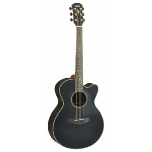 YAMAHA APX1200II TRANSLUCENT BLACK CHITARRA ACUSTICA CUTAWAY ELETTRIFICATA NERA