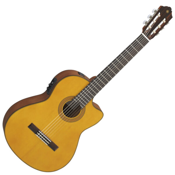 YAMAHA CGX122MSC CHITARRA CASSICA ELETTRIFICATA SPALLA MANCANTE COLORE NATURAL