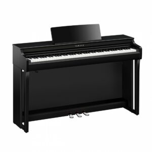 YAMAHA CLAVINOVA CLP845PE POLISHED EBONY PIANOFORTE DIGITALE 88 TASTI PESATI COLORE NERO LUCIDO