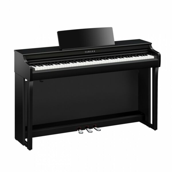 YAMAHA CLAVINOVA CLP845PE POLISHED EBONY PIANOFORTE DIGITALE 88 TASTI PESATI COLORE NERO LUCIDO