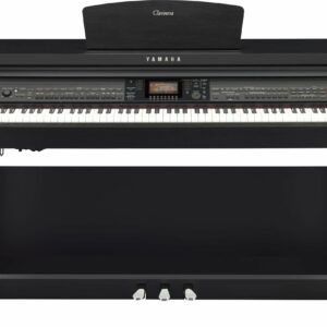 YAMAHA CLAVINOVA CVP701 BK BLACK PIANOFORTE DIGITALE 88 TASTI GRADED HAMMER NERO OPACO