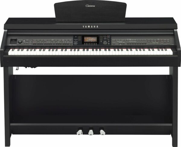 YAMAHA CLAVINOVA CVP701 BK BLACK PIANOFORTE DIGITALE 88 TASTI GRADED HAMMER NERO OPACO