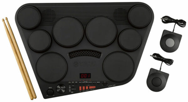 YAMAHA DD-75 PERCUSSIONE MULTIPAD BATTERIA ELETTRONICA 8 PAD ELETTRONICI + MIDI + MP3 + AUX + DUE PEDALI COLORE NERO