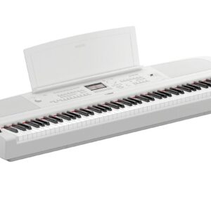 YAMAHA DGX670WH WHITE PIANOFORTE DIGITALE ARRANGER DGX670 88 TASTI GRADED HAMMER COLORE BIANCO
