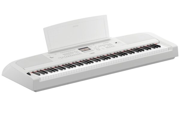 YAMAHA DGX670WH WHITE PIANOFORTE DIGITALE ARRANGER DGX670 88 TASTI GRADED HAMMER COLORE BIANCO