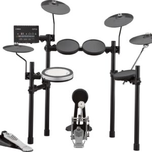 YAMAHA DTX482K BATTERIA ELETTRONICA 5 PAD CON 3 PIATTI E CHARLESTON + PEDALI