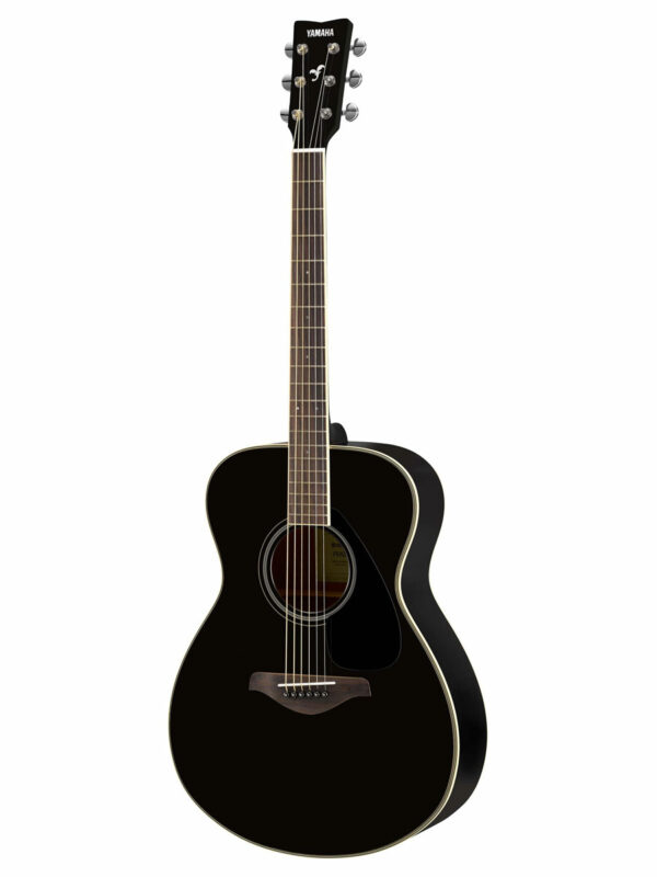 YAMAHA FS820 BL BLACK CHITARRA ACUSTICA 4/4 TOP IN ABETE FONDO E FASCE IN MOGANO PONTE IN PALISSANDRO COLORE NERO