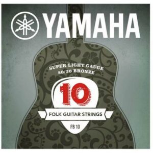 YAMAHA FB10 CORDIERA PER CHITARRA FOLK / ELETTROACUSTICA BRONZE WOUND – 010/047