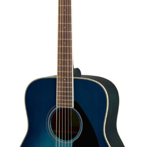YAMAHA FG820 SUNSET BLUE CHITARRA ACUSTICA 4/4 TOP IN ABETE FONDO E FASCE IN MOGANO PONTE IN PALISSANDRO COLORE BLU TURCHESE