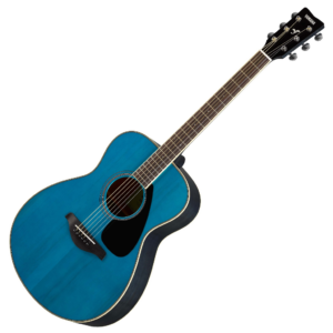 YAMAHA FS820 TURQUOISE CHITARRA ACUSTICA 4/4 TOP IN ABETE FONDO E FASCE IN MOGANO PONTE IN PALISSANDRO COLORE TURCHESE