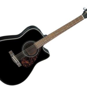YAMAHA FX370C BK CHITARRA ACUSTICA 4/4 ELETTRIFICATA SPALLA MANCANTE EQ 3 BANDE COLORE NERO