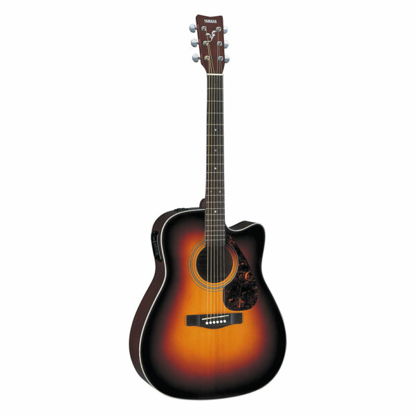 YAMAHA FX370C TBS CHITARRA ACUSTICA 4/4 ELETTRIFICATA SPALLA MANCANTE EQ 3 BANDE + AMF COLORE BROWN SUNBURST
