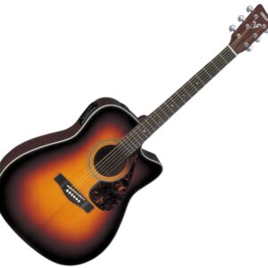 YAMAHA FX370C TBS CHITARRA ACUSTICA ELETTRIFICATA SPALLA MANCANTE COLORE TOBACCO BROWN SUNBURST
