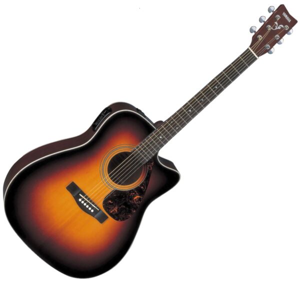 YAMAHA FX370C TBS CHITARRA ACUSTICA ELETTRIFICATA SPALLA MANCANTE COLORE TOBACCO BROWN SUNBURST