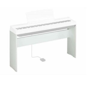YAMAHA L121 WH SUPPORTO MOBILE LEGNO STAND GAMBE P121 PIANOFORTE YAMAHA COLORE BIANCO
