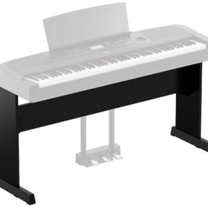 YAMAHA L300B SUPPORTO MOBILE LEGNO STAND GAMBE PIANOFORTE DGX670 NERO