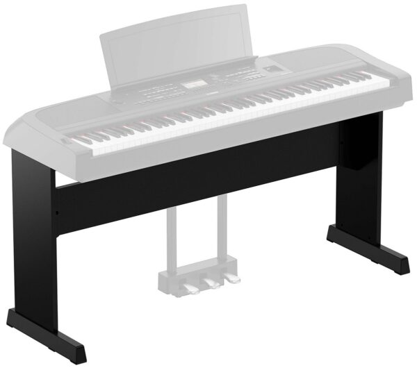 YAMAHA L300B SUPPORTO MOBILE LEGNO STAND GAMBE PIANOFORTE DGX670 NERO