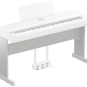YAMAHA L300WH SUPPORTO MOBILE LEGNO STAND GAMBE PIANOFORTE DGX670 BIANCO