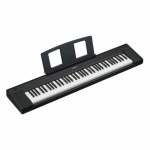 YAMAHA NP35 BLACK PIAGGERO PIANOFORTE DIGITALE PORTATILE 76 TASTI NERO