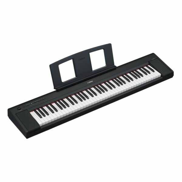 YAMAHA NP35 BLACK PIAGGERO PIANOFORTE DIGITALE PORTATILE 76 TASTI NERO