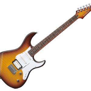 YAMAHA PACIFICA 212 VFM TBS CHITARRA ELETTRICA 22 TASTI TOP ACERO FIAMMATO TOBACCO BROWN SUNBURST