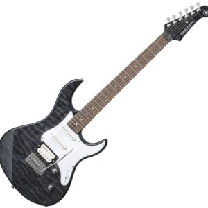 YAMAHA PACIFICA 212 VQM CHITARRA ELETTRICA 22 TASTI TOP IN ACERO TRAPUNTATO TRANSLUCENT BLACK