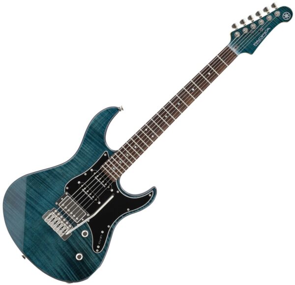 YAMAHA PACIFICA PA612V II FM CHITARRA ELETTRICA TOP IN ACERO FIAMMATO FINITURA INDIGO BLUE