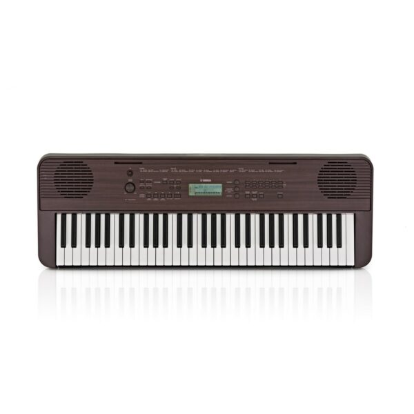 YAMAHA PSR E360 DARK WALNUT TASTIERA DINAMICA 61 TASTI CON FINITURA TOP IN NOCE