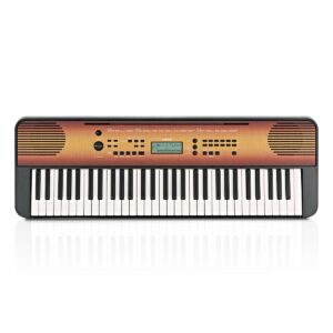 YAMAHA PSR E360 MAPLE TASTIERA DINAMICA 61 TASTI CON FINITURA TOP IN ACERO