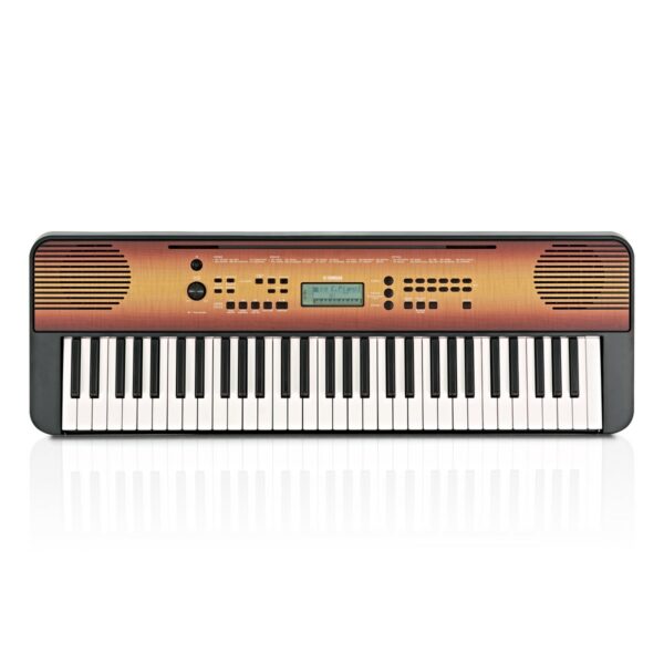 YAMAHA PSR E360 MAPLE TASTIERA DINAMICA 61 TASTI CON FINITURA TOP IN ACERO