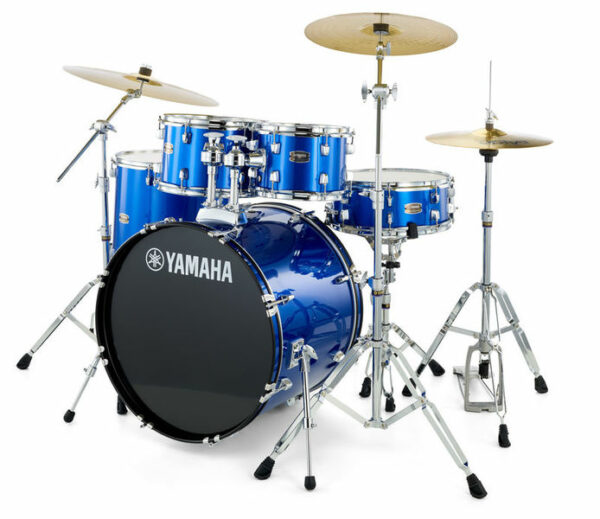 YAMAHA RYDEEN STANDARD FINE BLUE BATTERIA ACUSTICA BLU CON HARDWARE + PIATTI PAISTE 101
