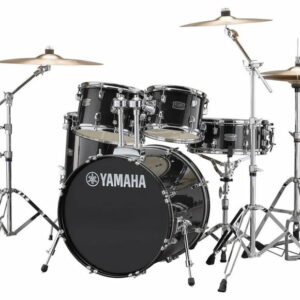 YAMAHA RYDEEN STUDIO BLACK BATTERIA ACUSTICA NERO CON HARDWARE + PIATTI PAISTE 101 COLORE NERO