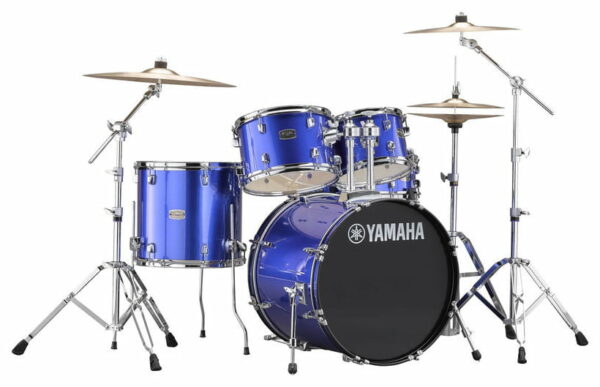 YAMAHA RYDEEN STUDIO BLUE BATTERIA ACUSTICA BLU CON HARDWARE + PIATTI PAISTE 101 COLORE BLU