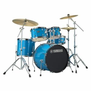 YAMAHA RYDEEN STUDIO SKY BLUE BATTERIA ACUSTICA BLU CON HARDWARE + PIATTI PAISTE 101 COLORE SKY BLUE