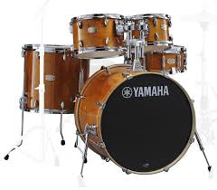 YAMAHA SBP2F5 HONEY HAMBER STAGE CUSTOM BIRCH BATTERIA ACUSTICA COLORE AMBRA