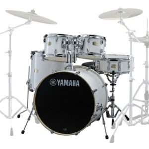 YAMAHA SBP2F5 STAGE CUSTOM BIRCH PURE WHITE BATTERIA ACUSTICA BIANCA