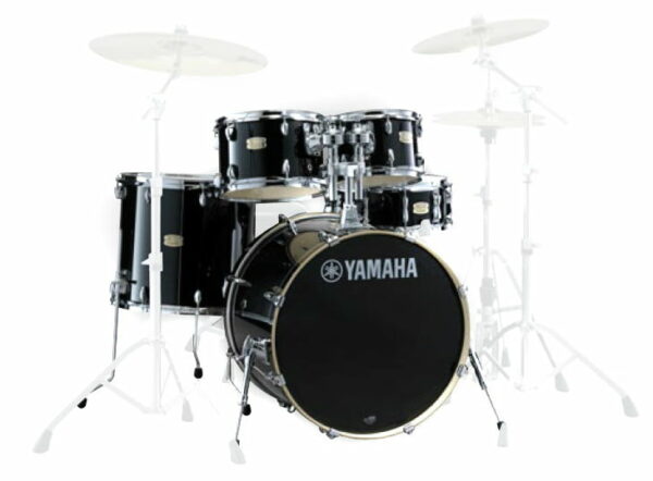 YAMAHA STAGE CUSTOM STANDARD BATTERIA ACUSTICA BK BLACK PIATTI NON COMPRESI COLORE NERO