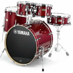 YAMAHA STAGE CUSTOM STANDARD BATTERIA ACUSTICA RD RED PIATTI NON COMPRESI COLORE ROSSO BORDO SCURO