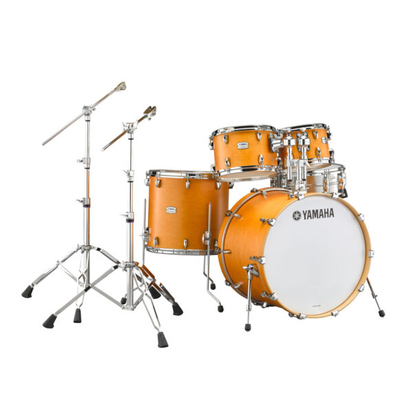 YAMAHA TMP2F4 TOUR CUSTOM CARAMEL SATIN BATTERIA ACUSTICA 4 PEZZI CARAMELLO SATINATO