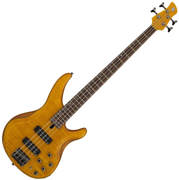 YAMAHA TRBX604FM MA BASSO ELETTRICO 4 CORDE ATTIVO - PASSIVO MATTE AMBER