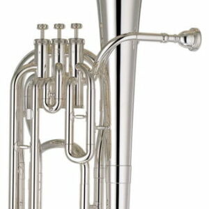 YAMAHA YBH-301 S SILVER BARITONO IN SIB IN OTTONE GIALLO COLORE ARGENTO
