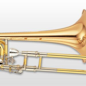 YAMAHA YBL-822G XENO BASS TROMBONE TONO Bb,F,D PLACCATO ORO IN OTTONE + ASTUCCIO E BOCCHINO