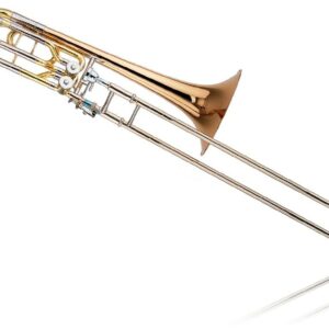 YAMAHA YBL-822GE BASS TROMBONE TONO Bb,F,Eb IN OTTONE + CUSTODIA E BOCCHINO