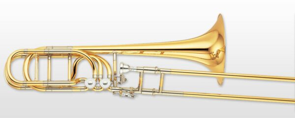 YAMAHA YBL-830G XENO BASS TROMBONE IN CHIAVE Bb, F, D , GB LACCATO IN OTTONE DORATO